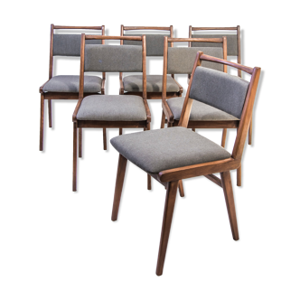 Upholstered “JAR” type chair set Bent Furniture Factory, Jasienica