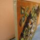 Vintage wall tapestry canvas The Ram M.M. Charollais 60s/70s
