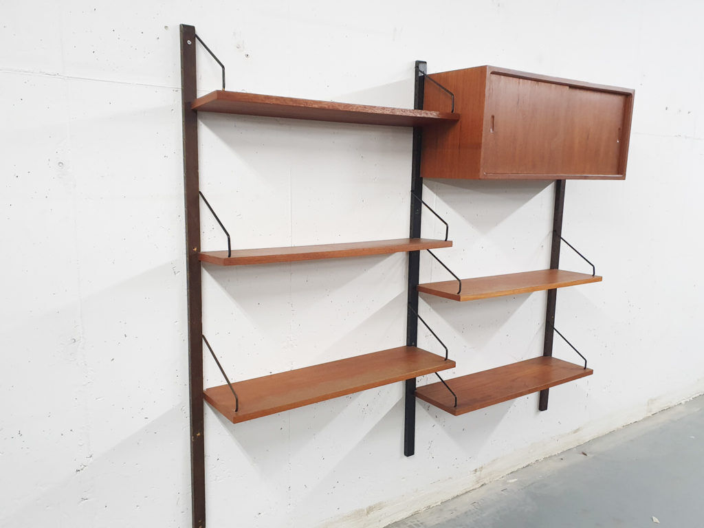 Poul Cadovius for Royal system teak wall unit, Denmark 1950