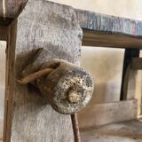 Old wooden workbench