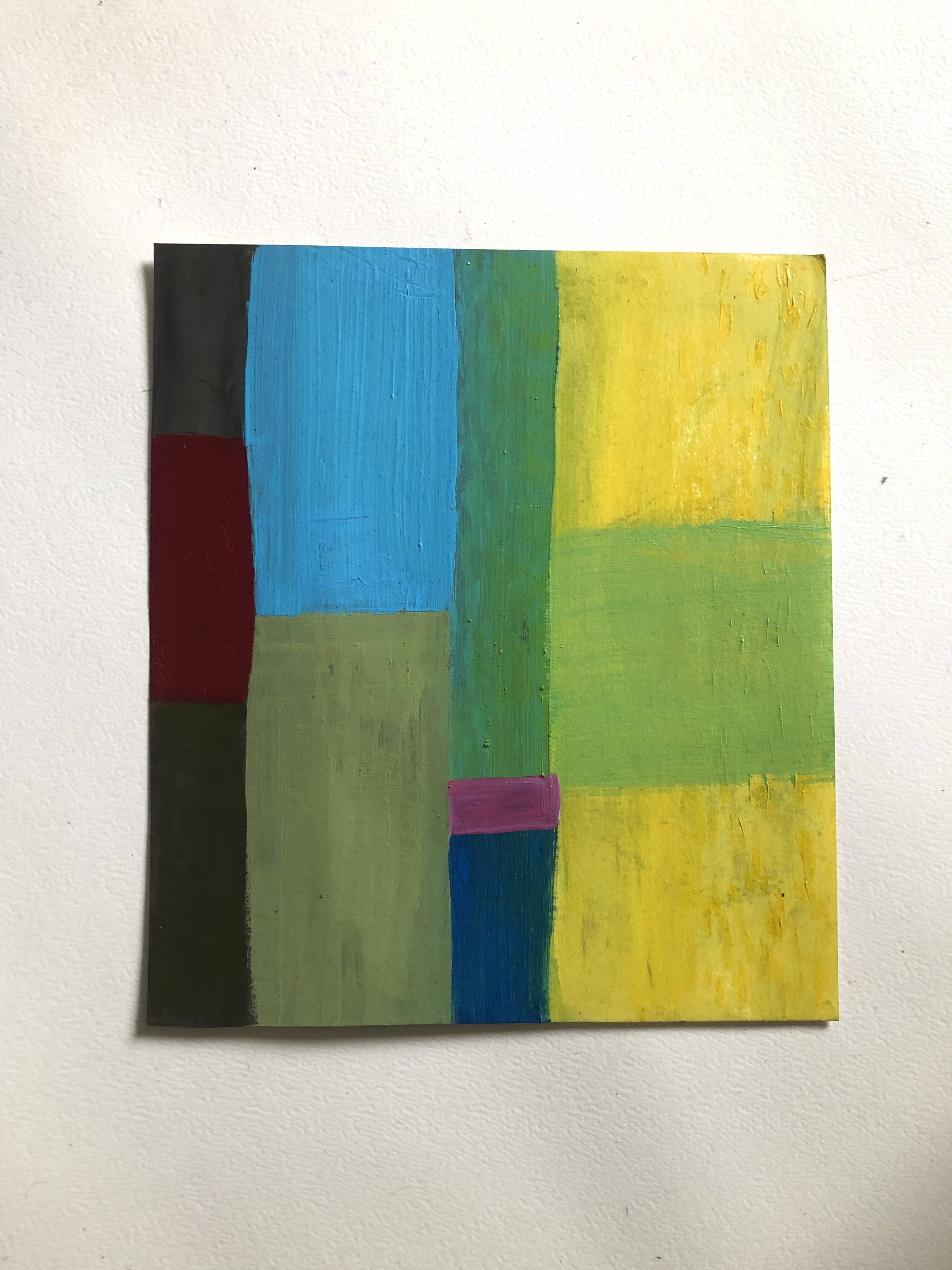 Huile sur papier