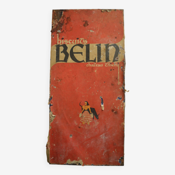 old large Belin biscuit box