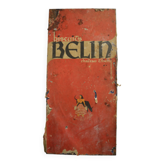 old large Belin biscuit box