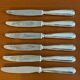 Christofle pearls 6 dessert cheese dessert knives