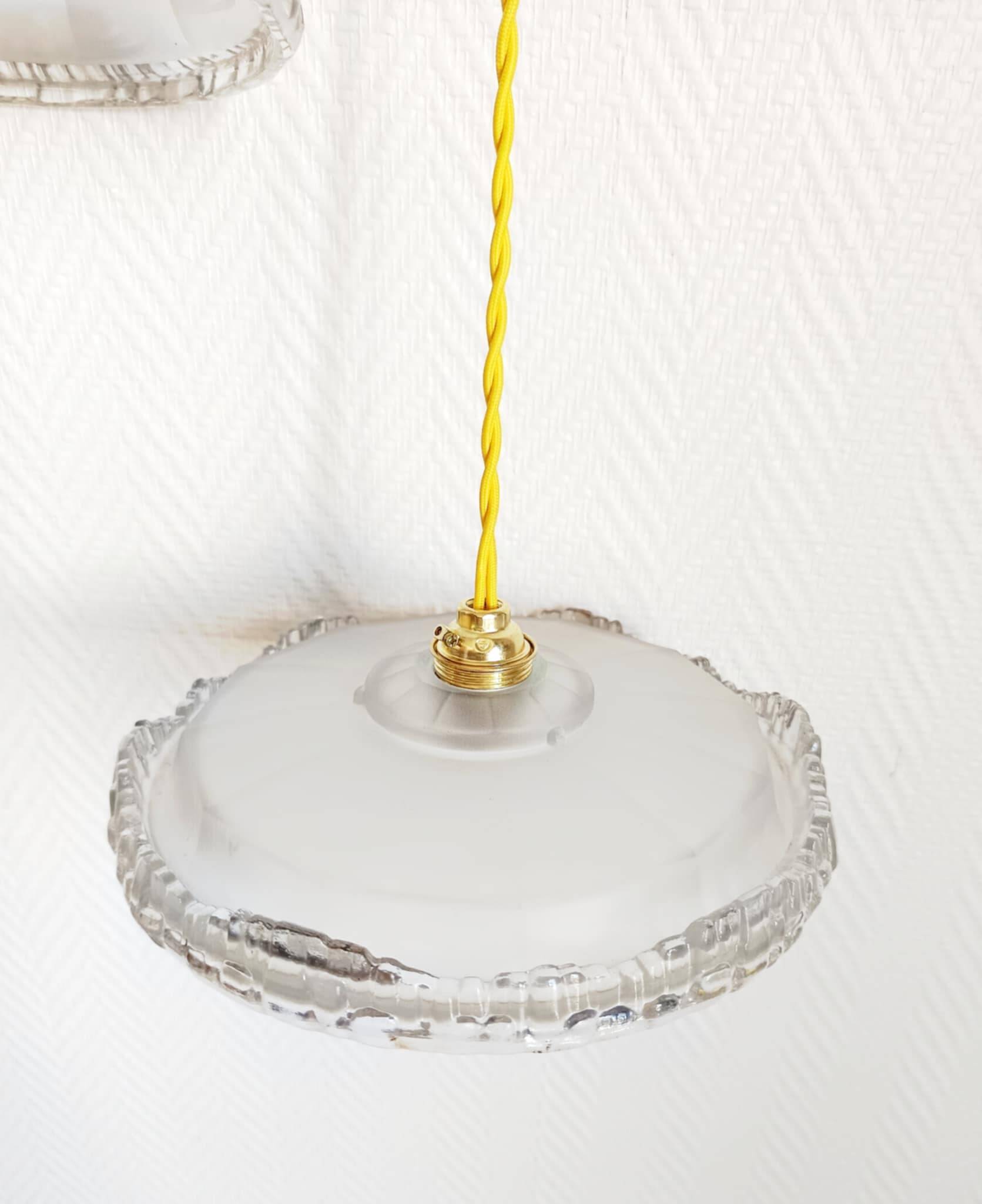 Pair of Ezan art deco pendant lights