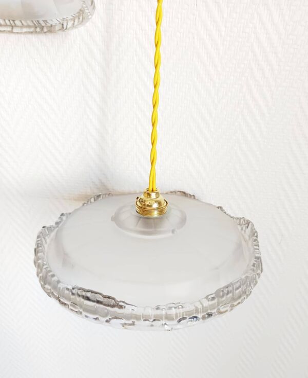 Paire de suspensions art déco Ezan