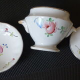 Dinette set in porcelain