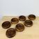7 teak bowls Scandinavian Danish 1960s