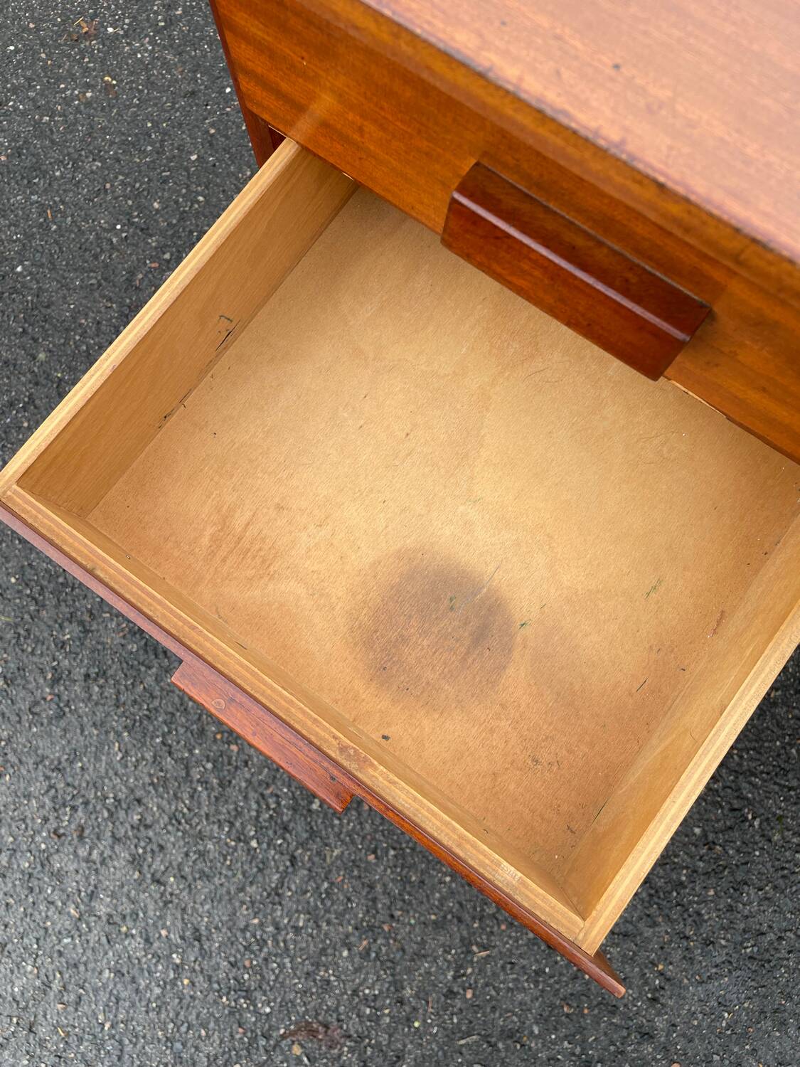 Vintage 1950s 3-drawer desk