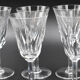 Series of 8 crystal water glasses from Saint Louis model Cerdanya H = 17.9 cm