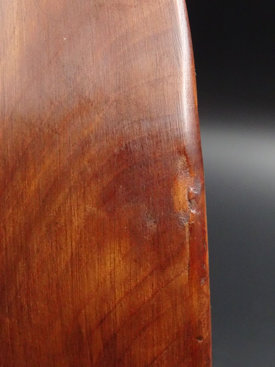 Coupe en bois objet déco et vintage des années 1970