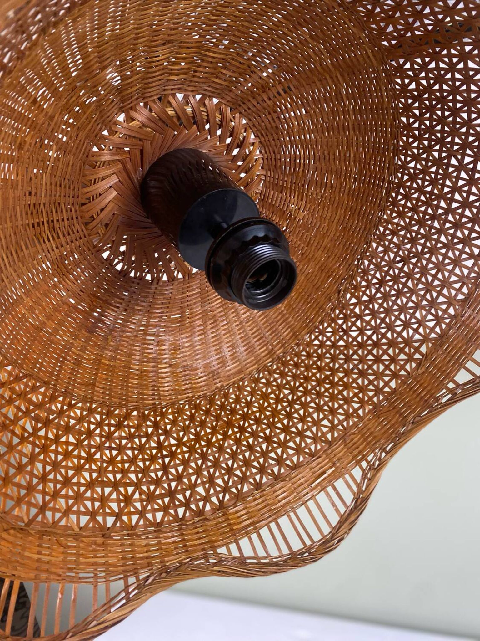 Suspension vintage cannage