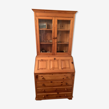 Scriban desk with bookcase and 4 drawers