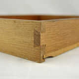 Pair of nightstands neoclassical wooden fruit