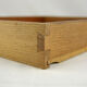 Pair of nightstands neoclassical wooden fruit