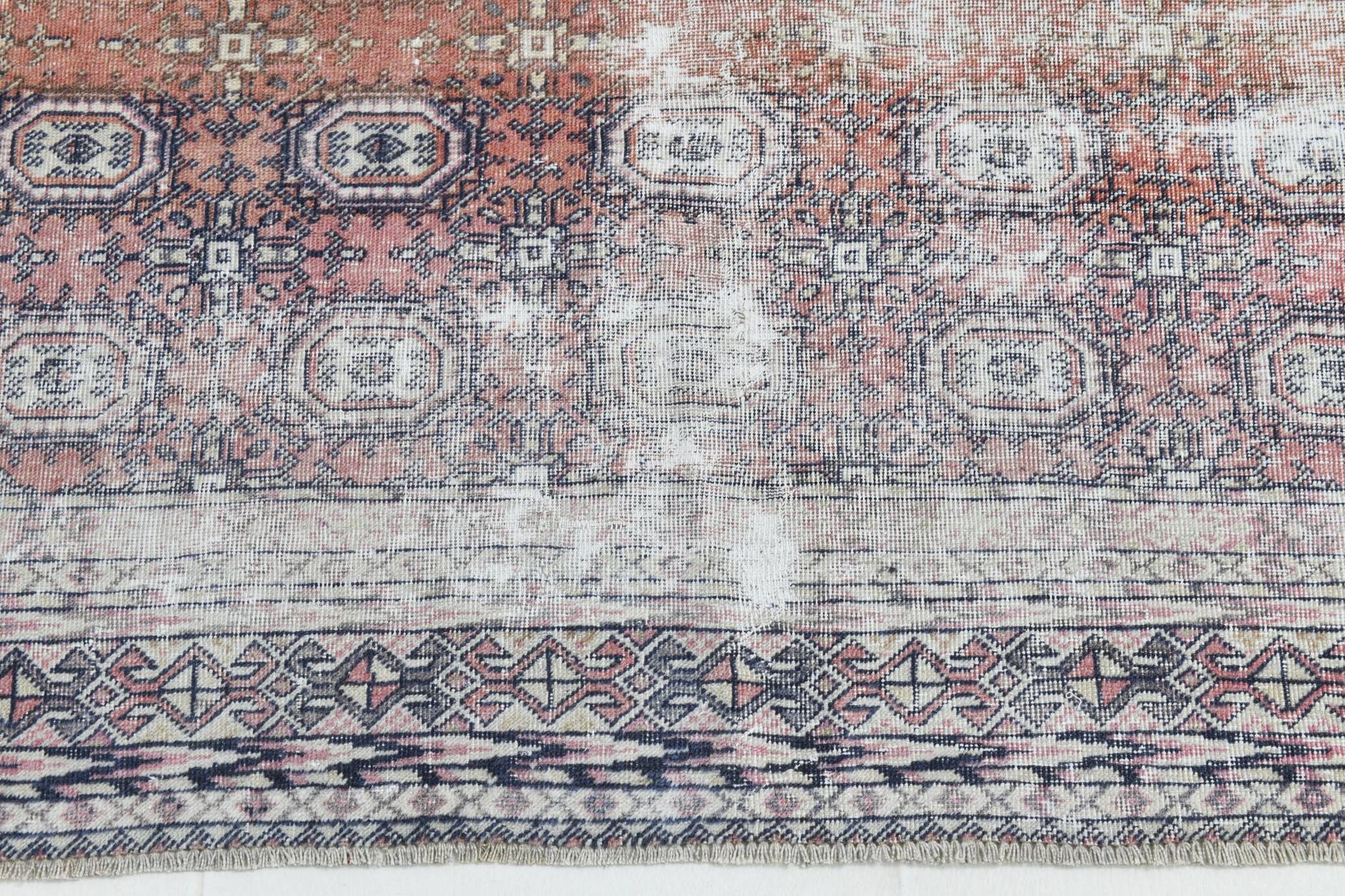 Tapis persan classique rouge et bleu