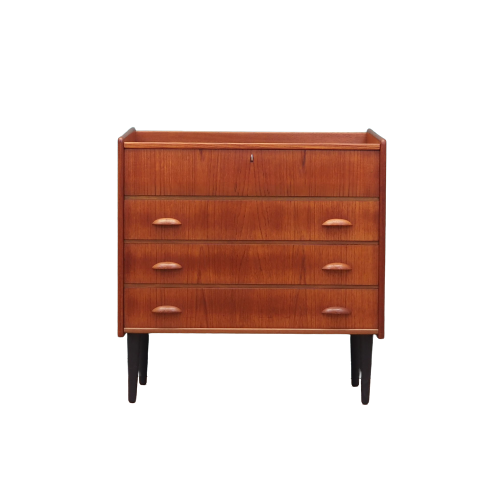 Coiffeuse en teck, design scandinave, années 1960, fabriquée par SW Finland