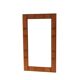 Scandinavian teak mirror Glas & Trä, Sweden, 1960, 120x68cm
