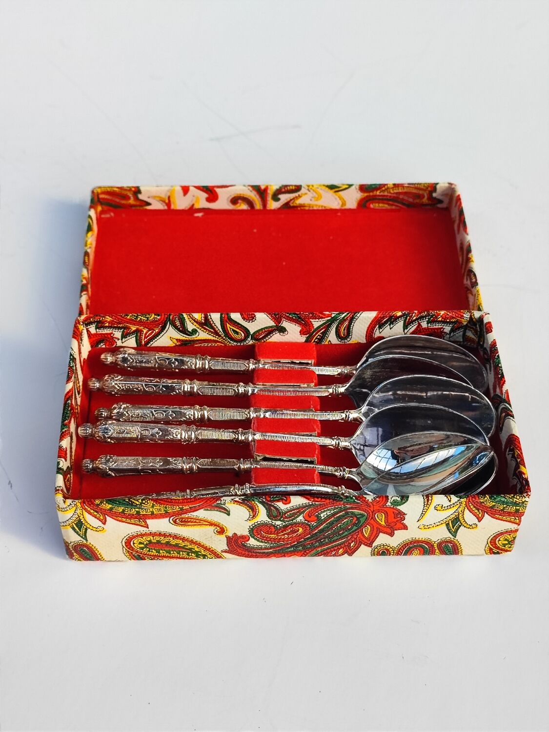 Silver plated teaspoons