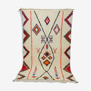 Tapis Marocain berbère 242 x 146 cm tapis Azilal en laine