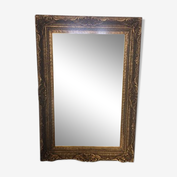 Miroir ancien doré 92cm x 62cm