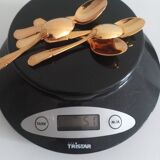 Gold coffee spoons and hallmark
