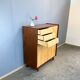 Highboard, striped maple, 1960s