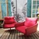 Paire de fauteuils pivotants