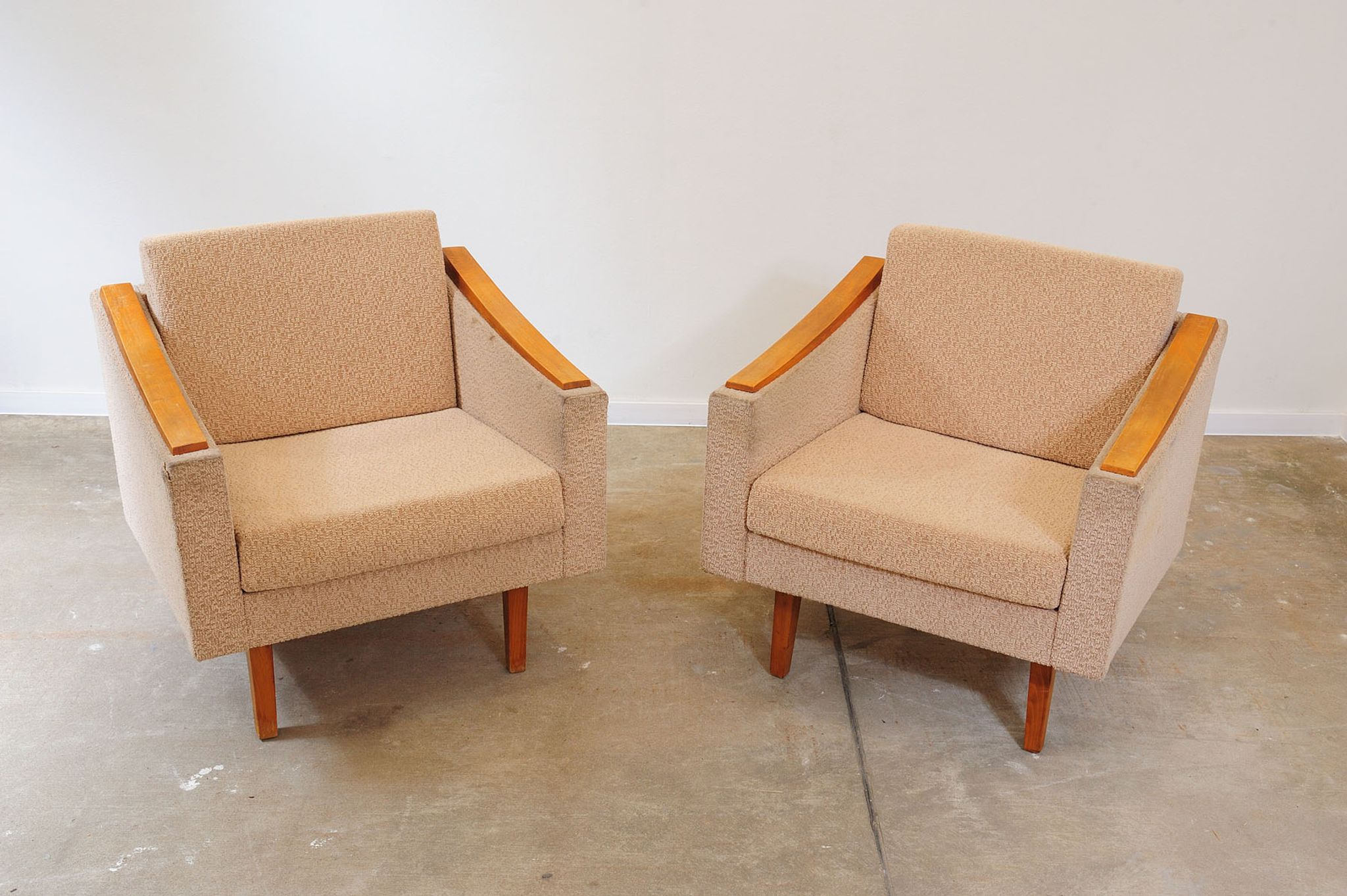 Paire de fauteuils années 1970 Tchécoslovaquie