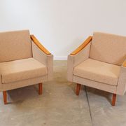 Paire de fauteuils années 1970 Tchécoslovaquie