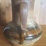 Vintage Strehla Germany Vase Brown