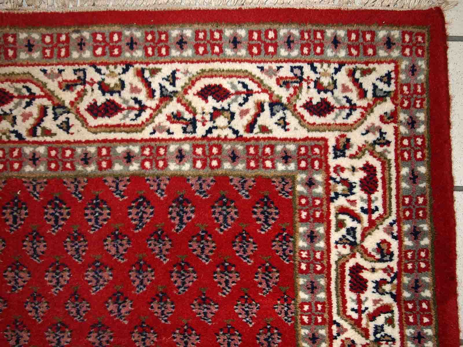 Vintage persian carpet seraband handmade 93cm x 162cm 1970s, 1c767
