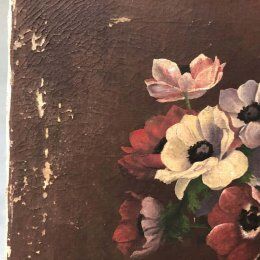 "The anemones" painting by J.David