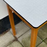 Vintage pinewood formica top desk