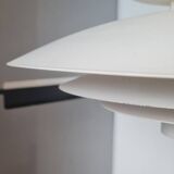 Scandinavian pendant light "Jeka" white 1970