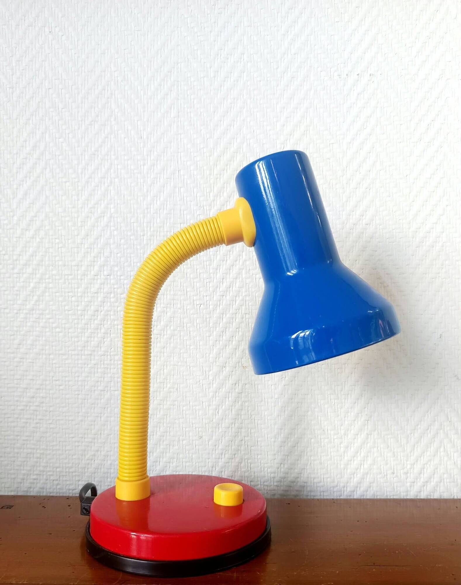 Vintage Memphis style desk lamp