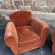 Paire de fauteuils club Art déco 1950