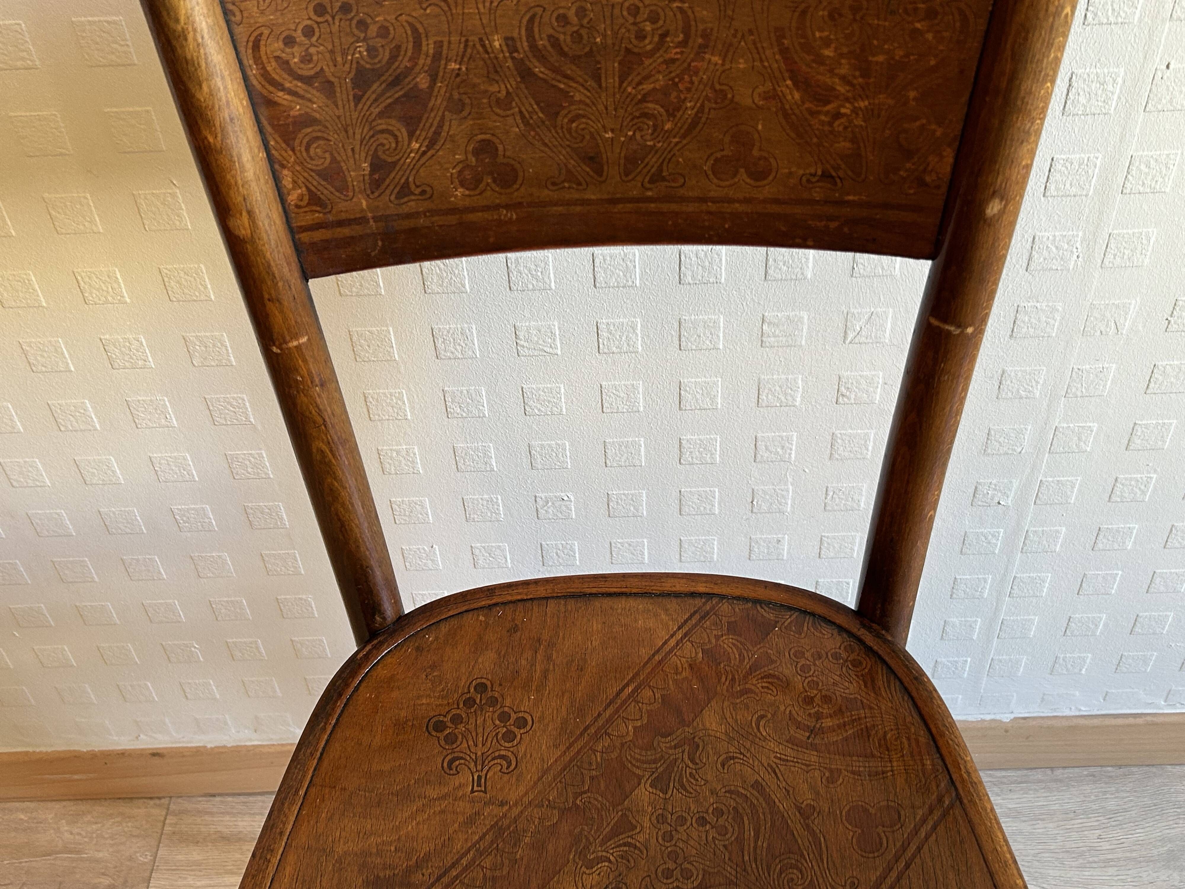 4 antique chairs by Jacob & Josef Kohn – Vienna – Art Nouveau period