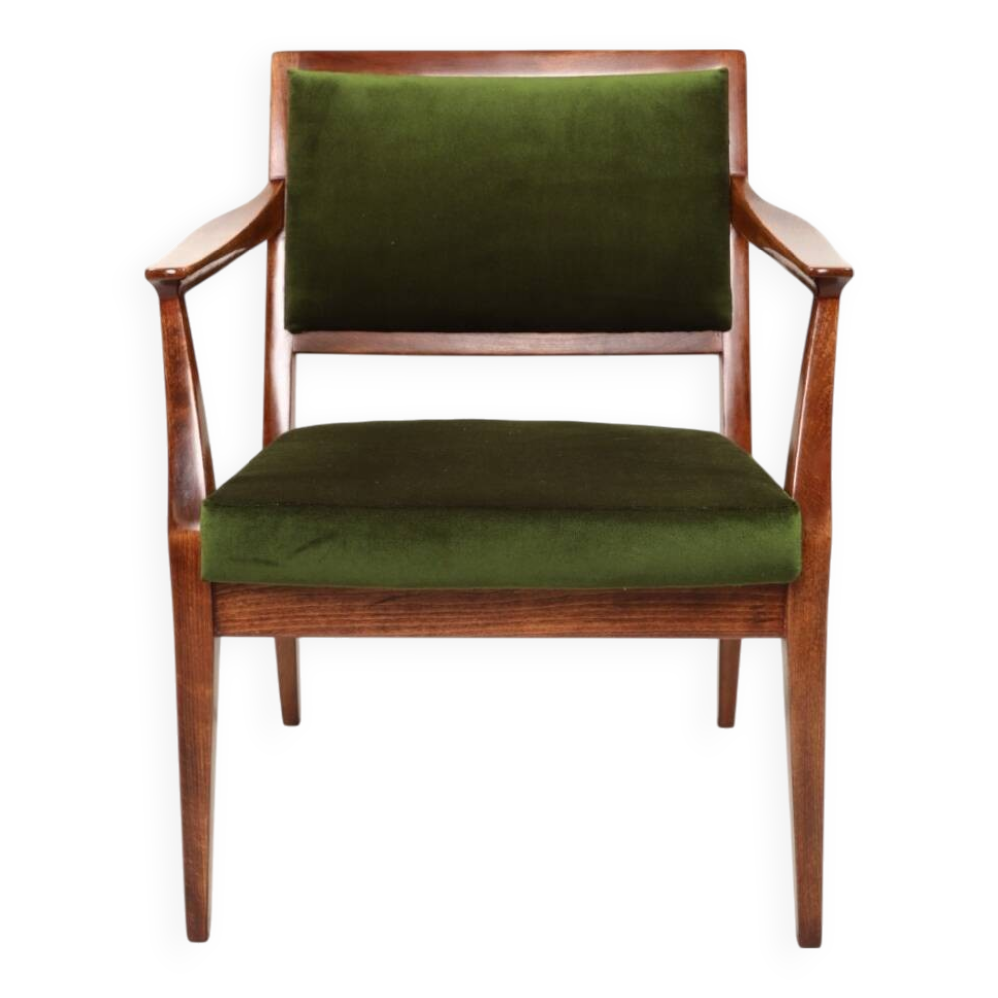 Green Moher Classic Style Vintage Armchair