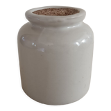 Stoneware mustard pot