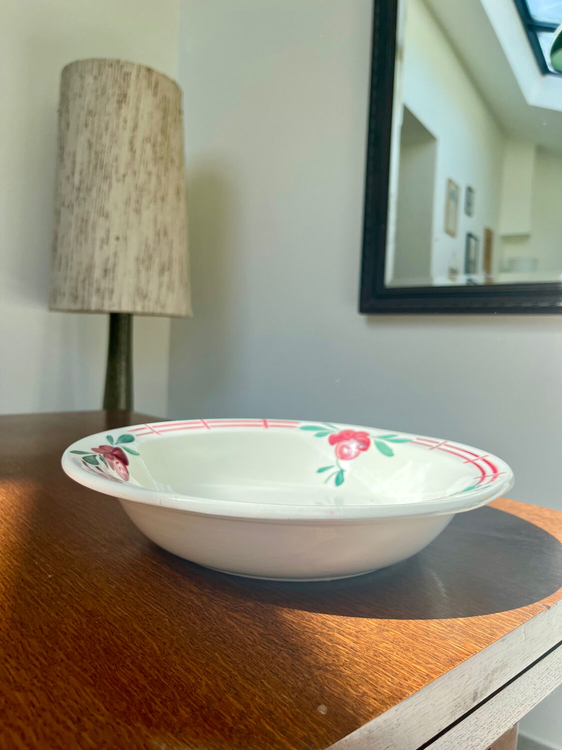 Vintage Castille shallow dish – French earthenware