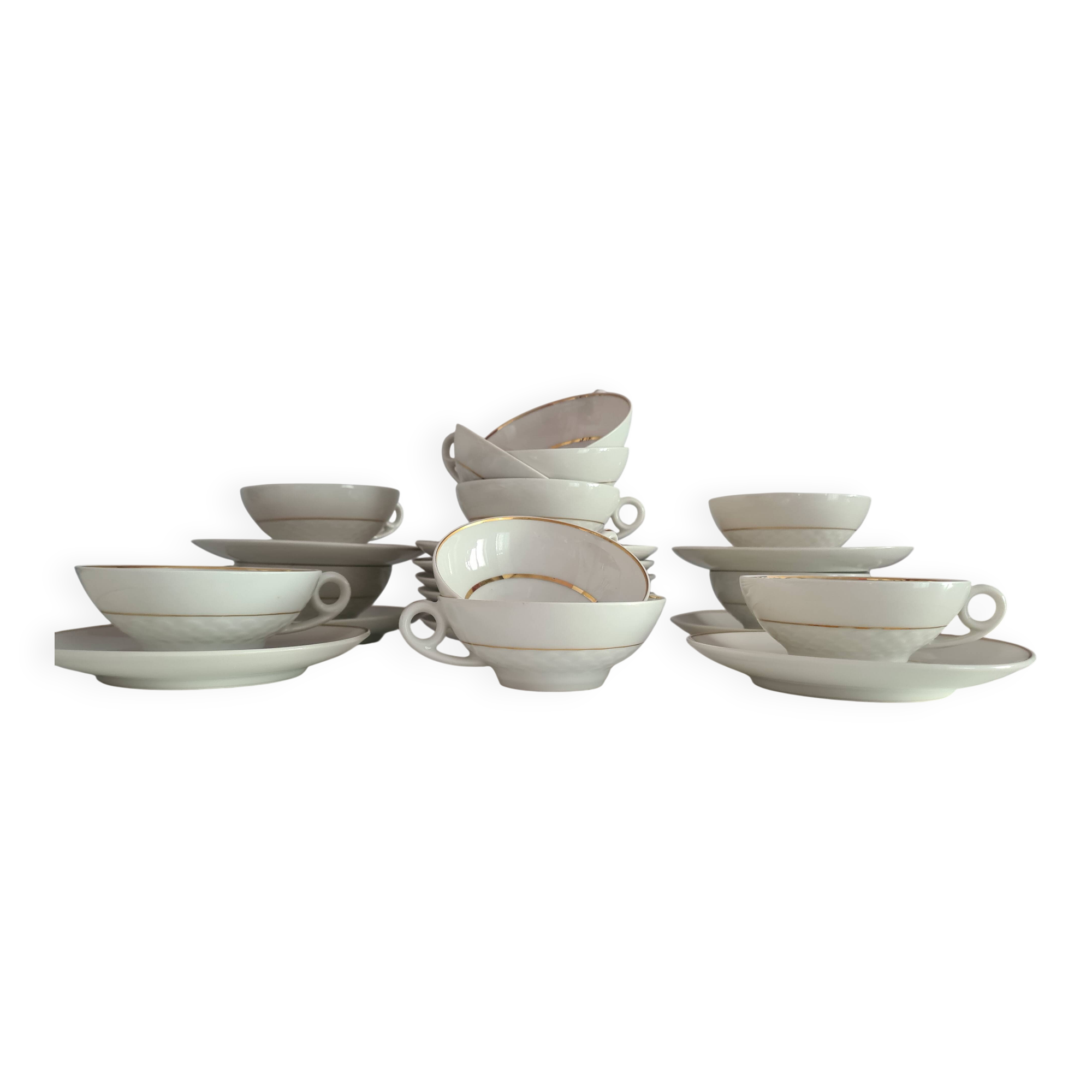 1950s Limoges porcelain coffee service