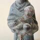 Sculpture en bois polychrome de Saint Antoine, école ibérique, XVIIIe siècle