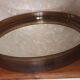 Round mirror syla 40 cm vintage old smoked plexiglass
