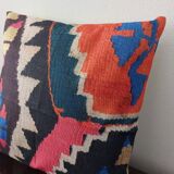 Bohemian patchwork cushion