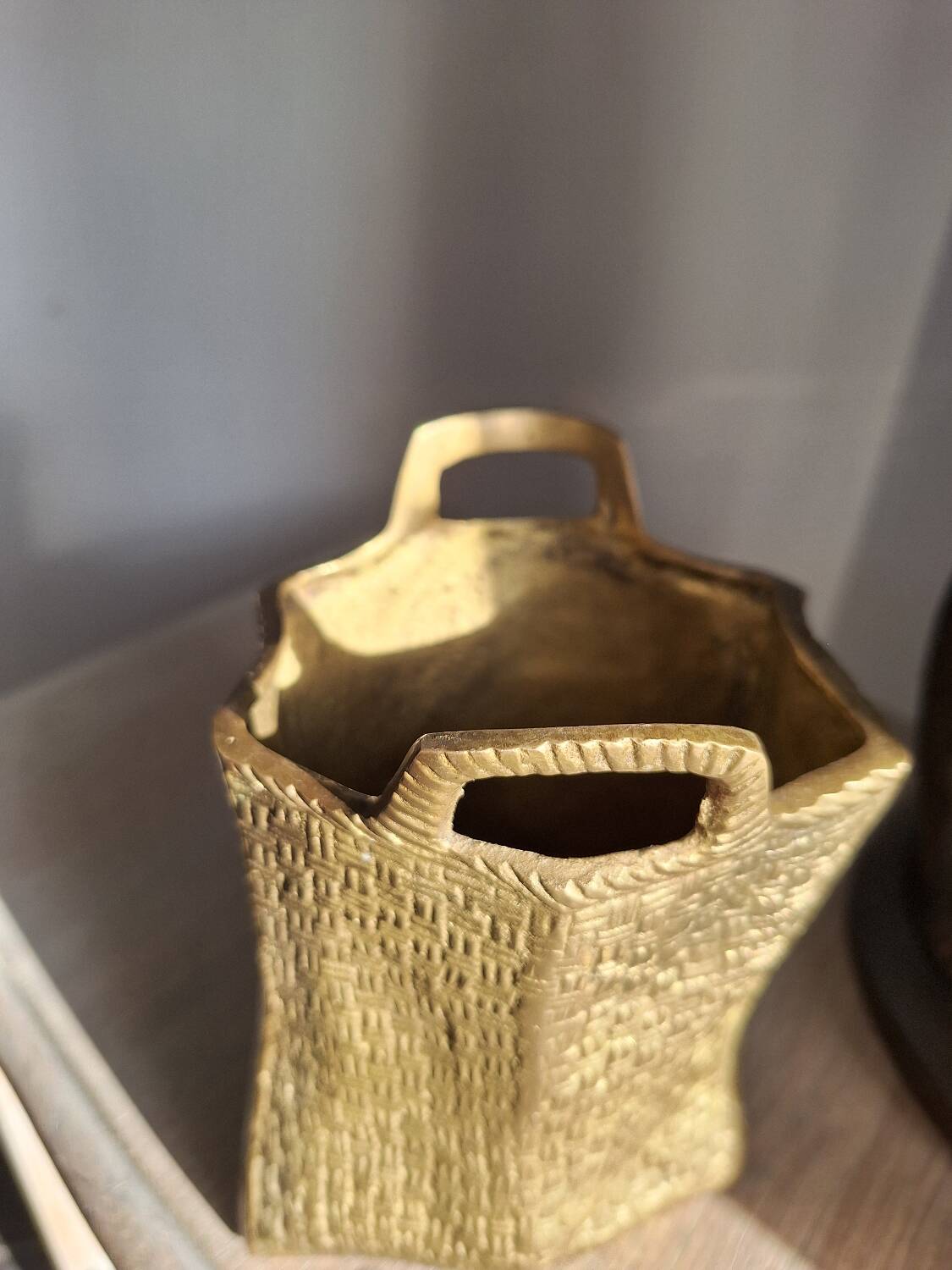 Brass vase