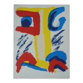 Lithographie couleur, Bengt Lindström, 1995, Jätten på Berget,