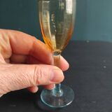 Set of 4 vintage French glasses for liquor