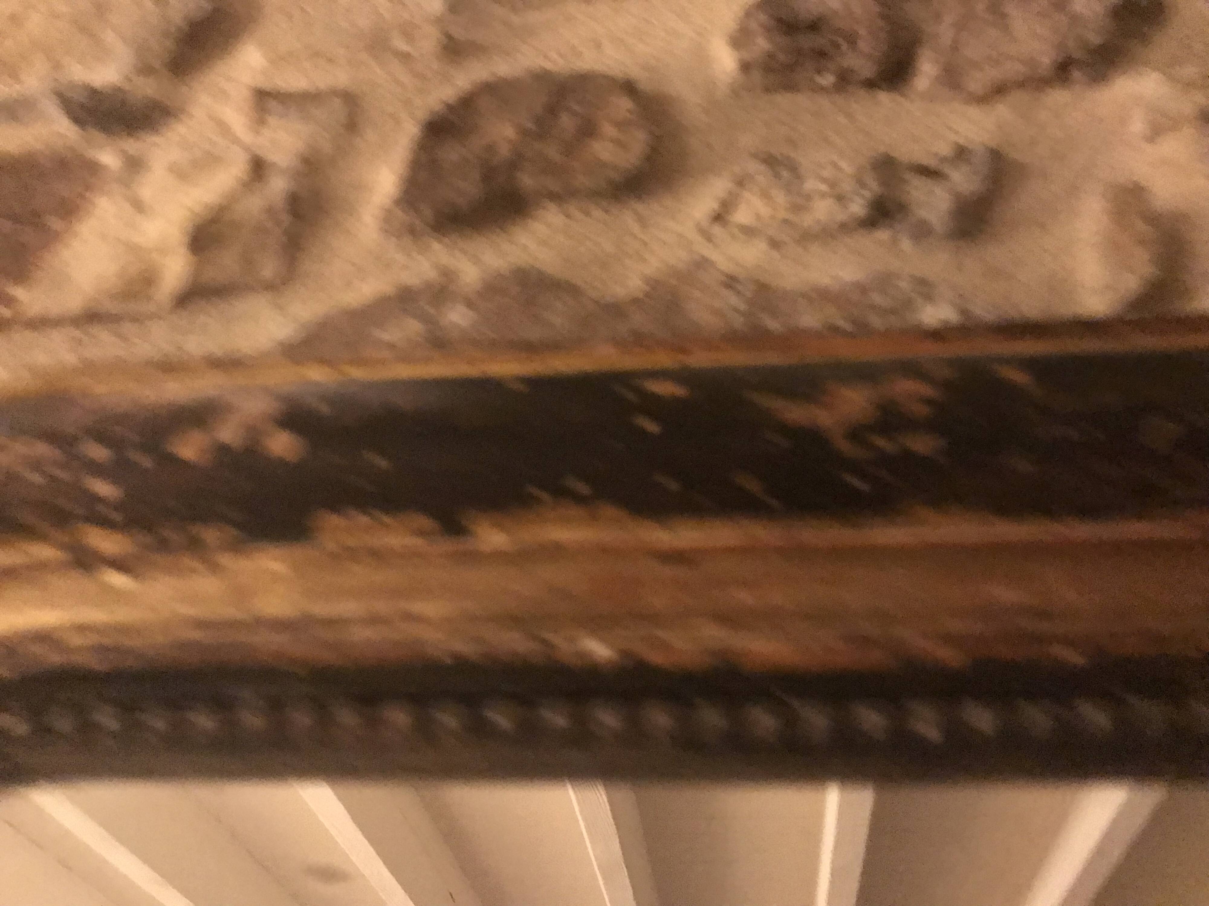 Large black Louis Philippe mirror