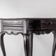 Office table from the early 19th century Louis XV style in blackened wood